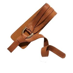 Free People waltz Waist Belt in Leather Cognac